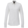 Bigelow piqué dames blouse met lange mouwen - Wit - XS