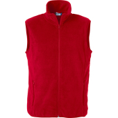 Clique Basic Polar Fleece Vest rood xs