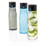 Aqua hydration tracking tritan bottle, blue