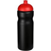 Baseline® Plus 650 ml sportflaska med kupollock - Svart/Röd