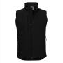 RUS Men Softshell Gilet, Black, XS