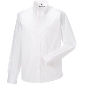 Men's Long Sleeve Classic Twill Shirt White 3XL