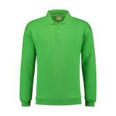 L&S Polosweater for him Lime XXXL