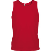 Herensporttop Red 3XL