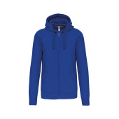 Hooded Sweater Met Rits Light Royal Blue M