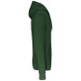 Ecologische herensweater met capuchon Forest Green XL