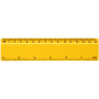 Renzo 15 cm plastic ruler - Yellow