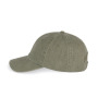 Agewassen uniseks cap Washed Organic Khaki One Size