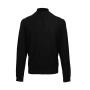 Zip Neck Sweater, Black, 3XL, Premier