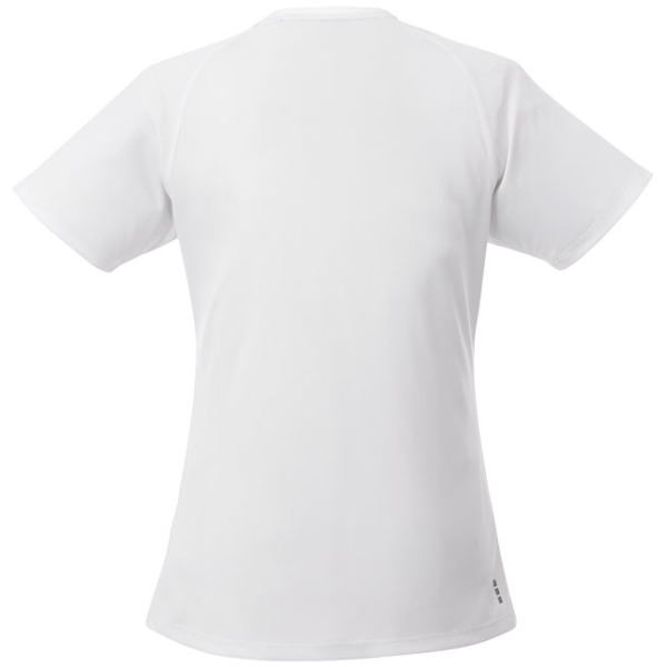 Amery cool fit V-hals dames t-shirt met korte mouwen - Wit - XS