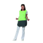 KS 17 Work Smock Bea Anthracite - apple green - 0
