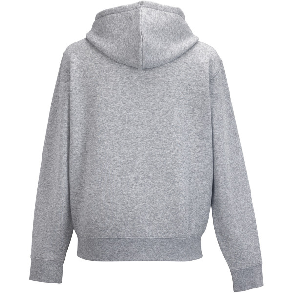 Authentic Full Zip Hooded Sweatshirt Light Oxford XS
