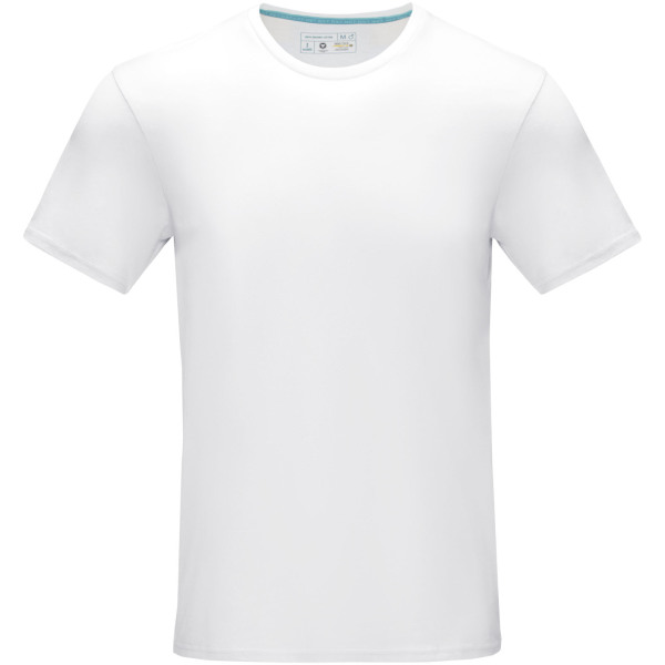 Azurite heren T-shirt met korte mouwen GOTS biologisch textiel - Wit - M