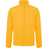 Men's microfleece zip jacket Yellow 4XL