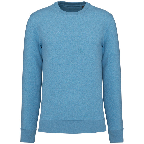 Ecologische sweater met ronde hals Cloudy blue heather 3XL
