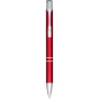 Moneta anodized aluminium click ballpoint pen - Red
