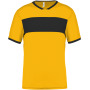 Sportshirt korte mouwen volwassene Sporty Yellow / Black 3XL