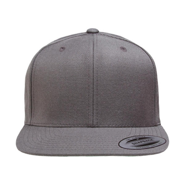 Classic Snapback Cap - Dark Grey - One Size
