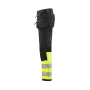 High Vis werkbroek 4-weg-stretch met gereedschapszakken