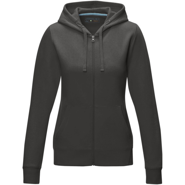Ruby women’s GOTS organic GRS recycled full zip hoodie - Storm grey - XS