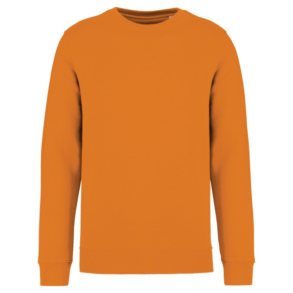 Ecologische uniseks sweater met ronde hals Tangerine XXL