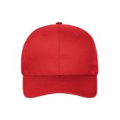 MB6236 6 Panel Cap Bio Cotton - red - one size