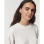 Stella Cropster Wave Terry - Korte sweater met ronde hals in badstof met vleugje voor vrouwen - S