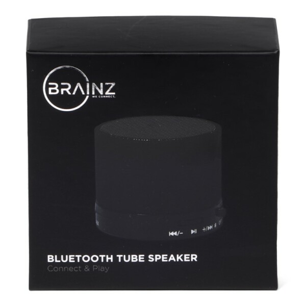 BRAINZ Tube Speaker Zwart S05
