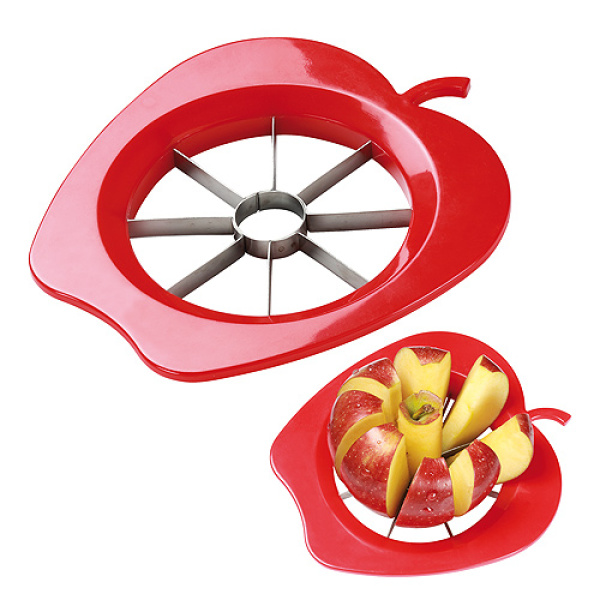 Apple splitter "Split 'n' eat", red