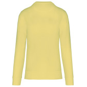Ecologische sweater met ronde hals Lemon Yellow XS