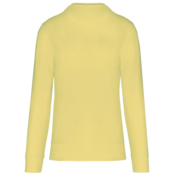 Ecologische sweater met ronde hals Lemon Yellow XXL