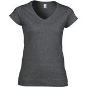 Softstyle® Fitted Ladies' V-neck T-shirt Dark Heather XXL