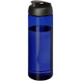 H2O Active® Eco Vibe 850 ml flip lid sport bottle - Blue/Solid black
