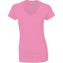 Softstyle® Fitted Ladies' V-neck T-shirt Azalea XXL