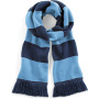 Gestreepte sjaal Stadium French Navy / Sky Blue One Size