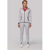 Damesjas met capuchon performance Ash Heather S