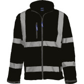 Hi-Vis Softshell Jacket Black XL