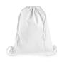Premium Cotton Gymsac - White - One Size