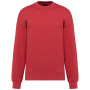 Ecologische oversized uniseks sweater met ronde hals Terracotta Red XS