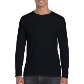 Gildan T-shirt SoftStyle LS unisex 426 black XXL