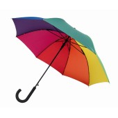 Automatisch te openen stormvaste paraplu WIND - regenboog