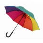 Automatisch te openen stormvaste paraplu WIND - regenboog