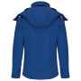 Dames softshell jas met afneembare capuchon Dark Royal Blue S