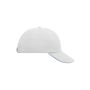 MB6112 6 Panel Raver Sandwich Cap - white/aqua - one size