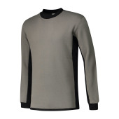 L&S Sweater Workwear Pearl Grey/BK 6XL