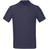 Men's organic polo shirt Navy Blue 3XL