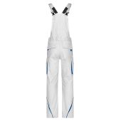 Workwear Pants with Bib - COLOR - - white/royal - 60