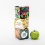 Geschenkverpakking incl. 1 appel met witte bedrukking