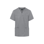 Short-Sleeve Men's Slip-on Tunic Essential, from Sustainable Material , 65% GRS Certified Recycled Polyester / 35% Conventional Cotton
