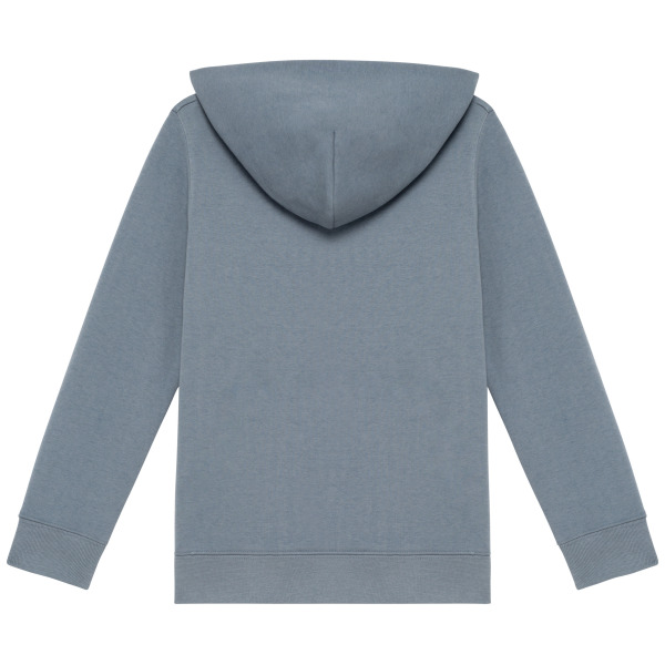Ecologische kindersweater met capuchon Mineral Grey 10/12 jaar